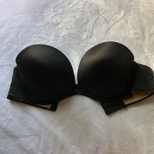 VS Black Strapless Bra Push-up 34D